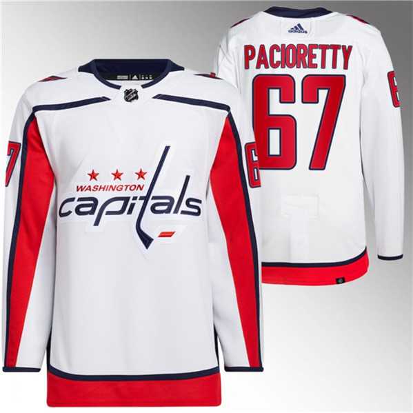 Mens Washington Capitals #67 Max Pacioretty White Stitched Jersey->washington capitals->NHL Jersey